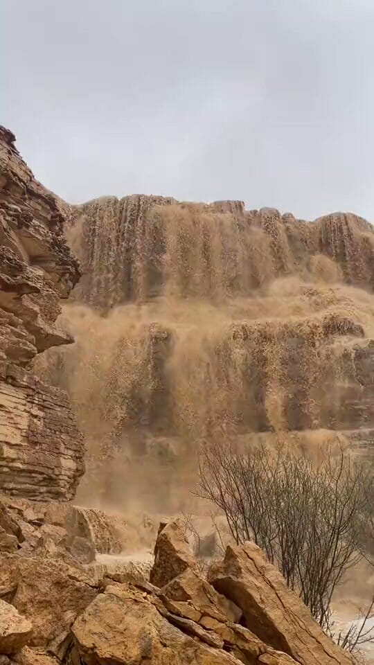 وادي الطوقي في جبل طويق بالسعودية